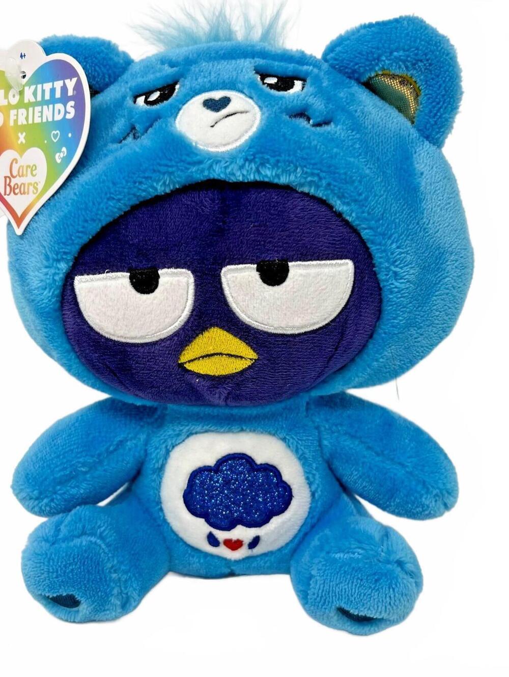 Badtz-Maru Dressed As Grumpy Bear 8" Fun-Size Plush Care Bear Blue Sanrio